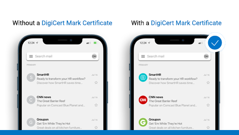 DigiCert Mark Certificate Verified Logos