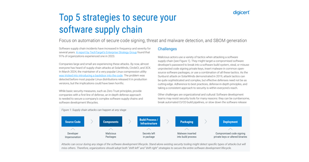 Software security in 5 steps