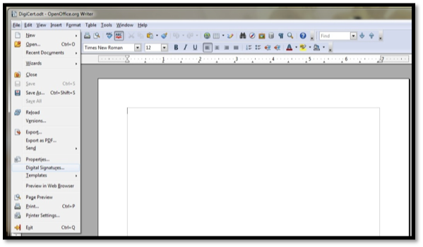how to add pdf to openoffice document