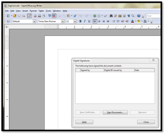 openoffice documents opens blank