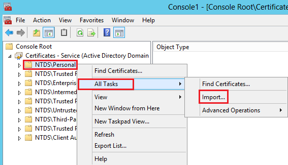 Import An Ldaps Certificate From Active Directory Into Dash Enterprise